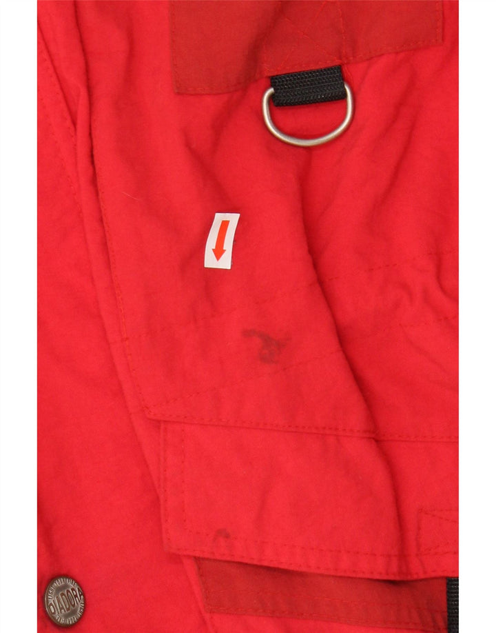 Diadora Womens Windbreaker Jacket UK 16 Large Red Polyamide