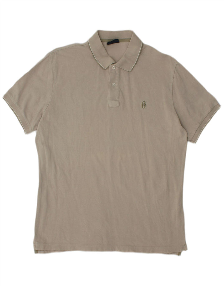 CONTE OF FLORENCE Mens Polo Shirt XL Beige