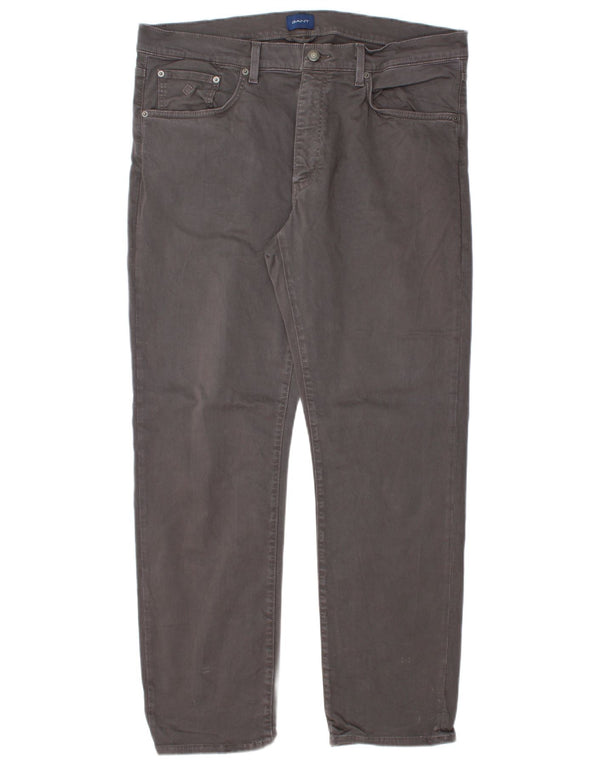 GANT Mens Straight Jeans W38 L32  Grey Cotton