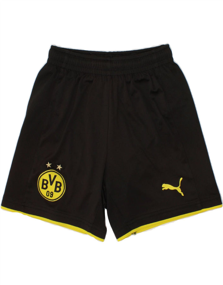 PUMA Boys Graphic Sport Shorts 7-8 Years Black Vintage Puma and Second-Hand Puma from Messina Hembry 