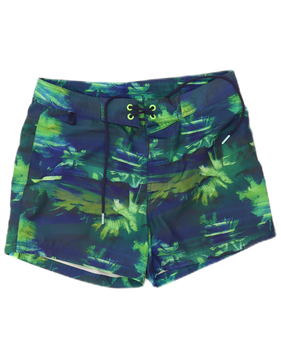 Sundek Mens Swimming Shorts Small  Navy Blue Tie Dye Polyester
