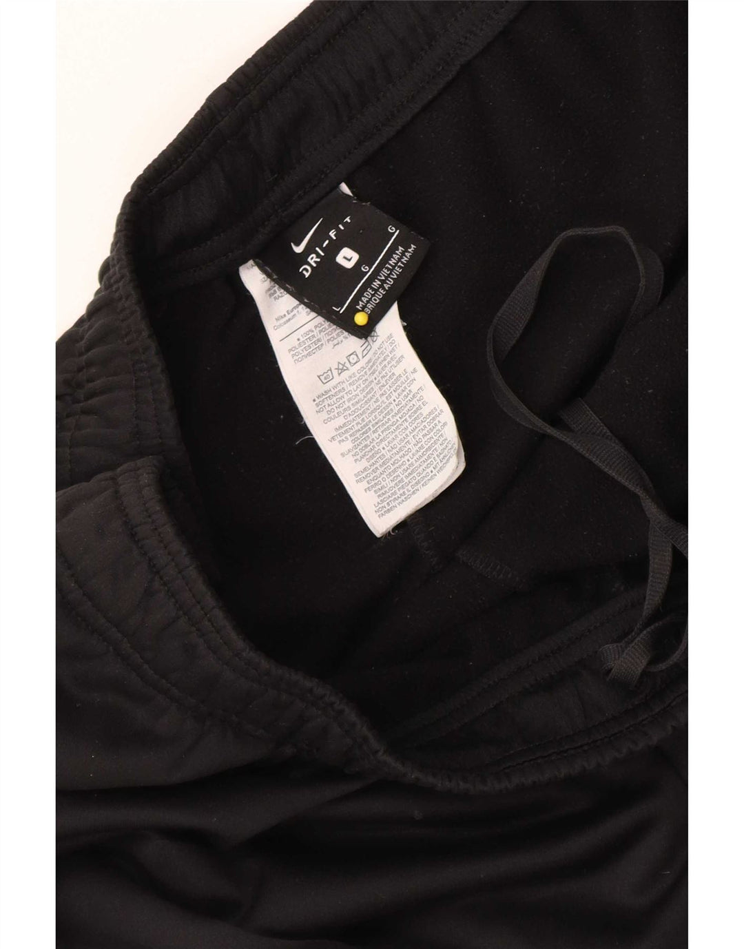Nike Mens Tracksuit Trousers Large Black Polyester