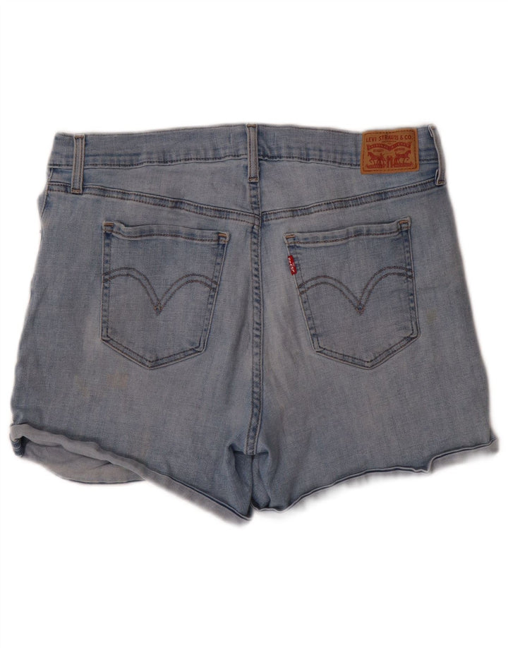 LEVI'S Womens Denim Shorts W32 Large Blue Cotton
