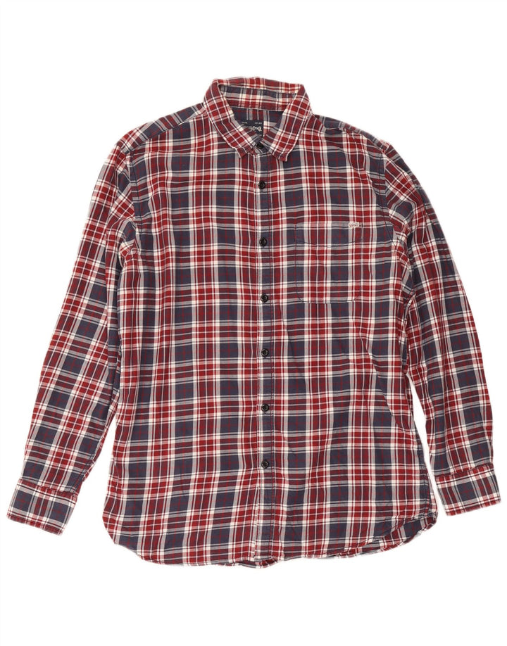 Jack & Jones Mens Flannel Shirt XL Multicoloured Check Cotton