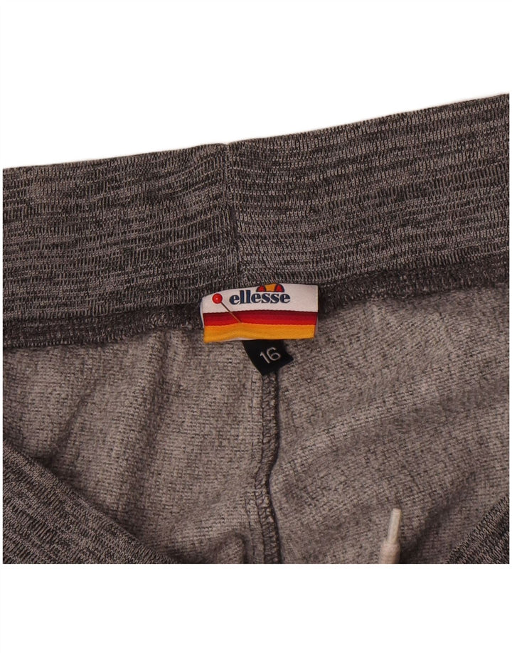 Ellesse Womens Tracksuit Trousers Joggers UK 16 Large Grey Polyester