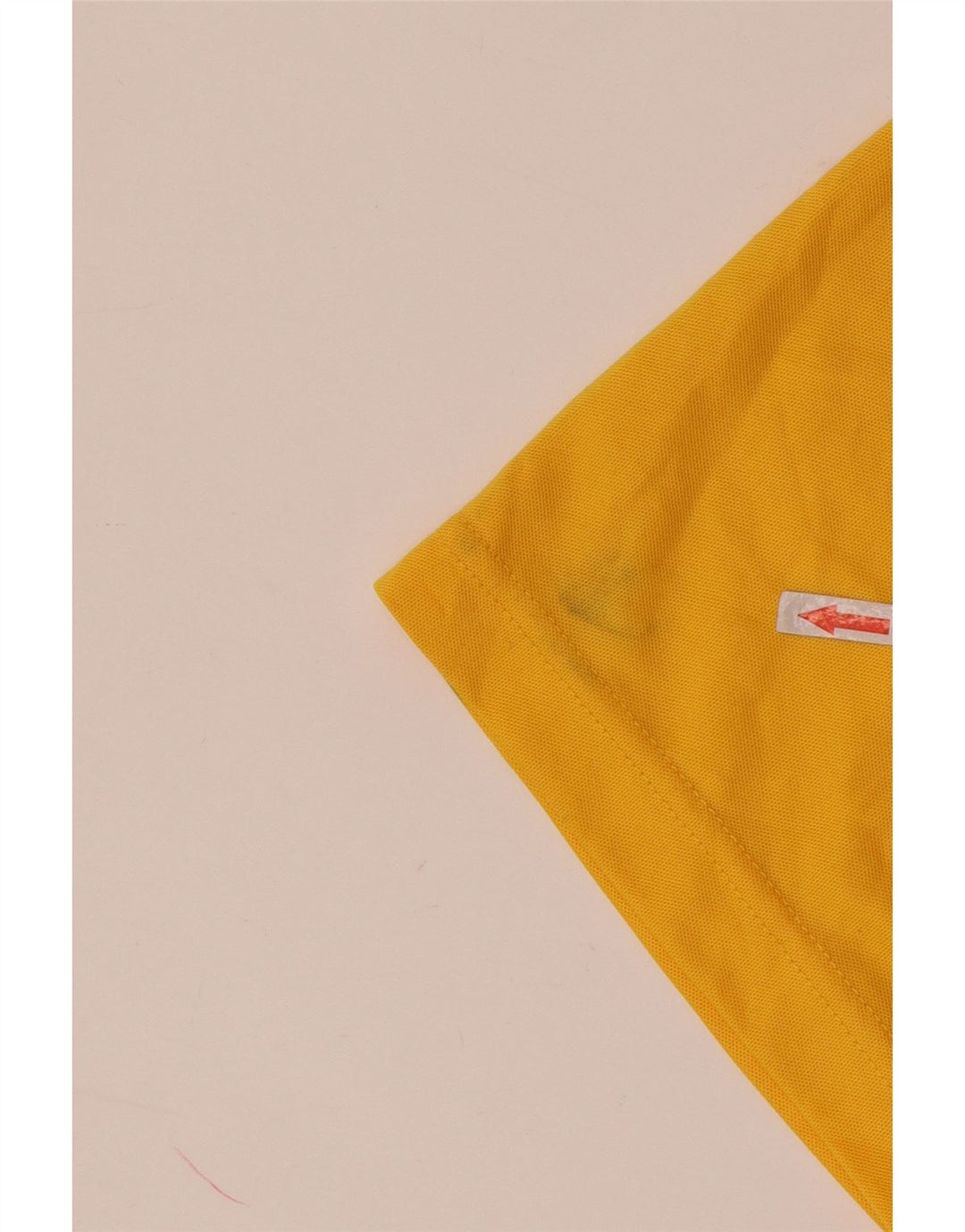 ADIDAS Mens Graphic T-Shirt Top Small Yellow Colourblock Polyester