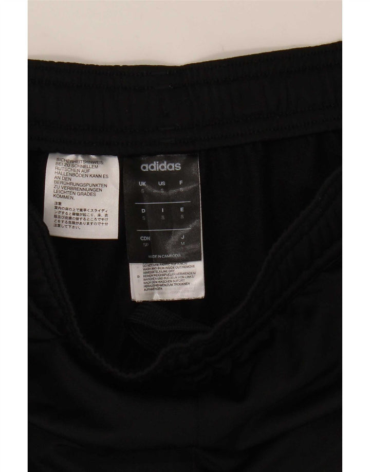 Adidas Mens Climalite Tracksuit Trousers Small Black Polyester