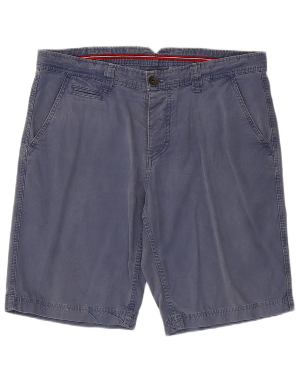 North Sails Mens Chino Shorts IT 52 XL W38 Blue Cotton