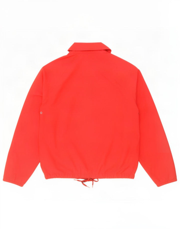 Sisley Mens Rain Jacket UK 38 Medium Red Polyamide