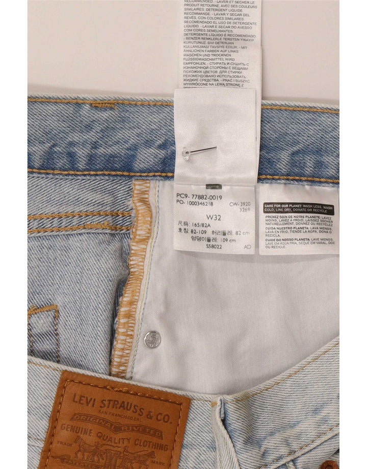Levi's Womens Mini Denim Skirt W32 Large Blue Cotton
