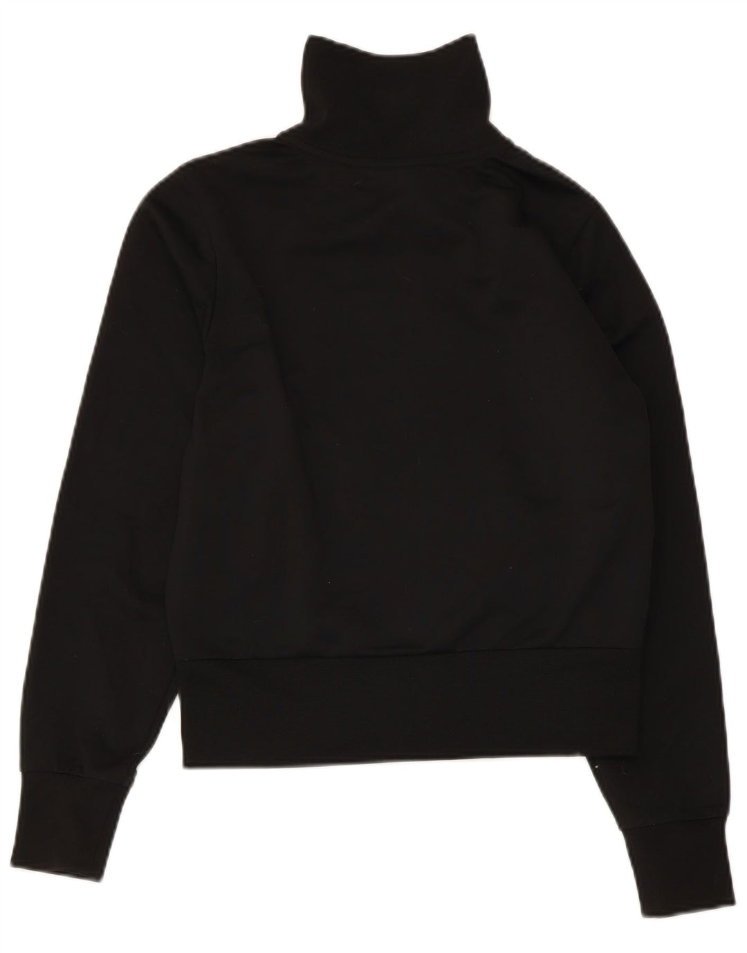 Nike Womens Crop Tracksuit Top Jacket UK 4/6 XS Black Polyester