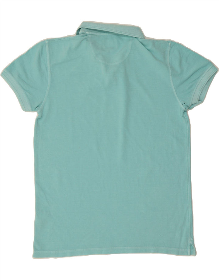 WRANGLER Mens Polo Shirt Medium Turquoise Cotton Vintage Wrangler and Second-Hand Wrangler from Messina Hembry 