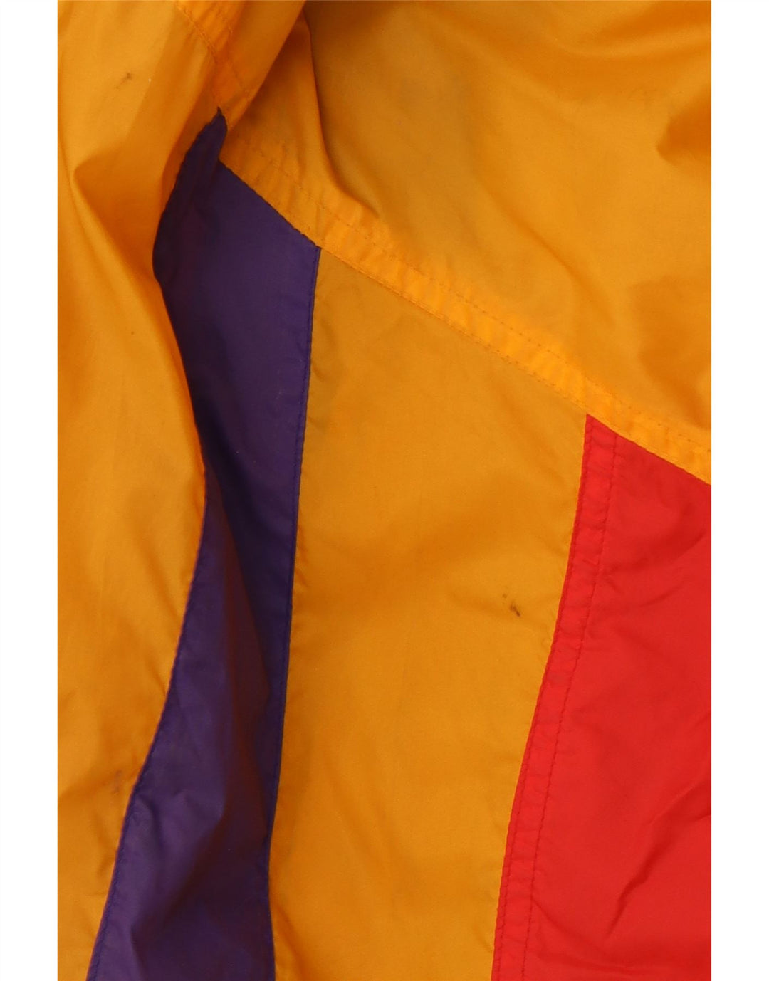 UNIFORM Mens Loose Fit Pullover Rain Jacket UK 38 Medium Orange