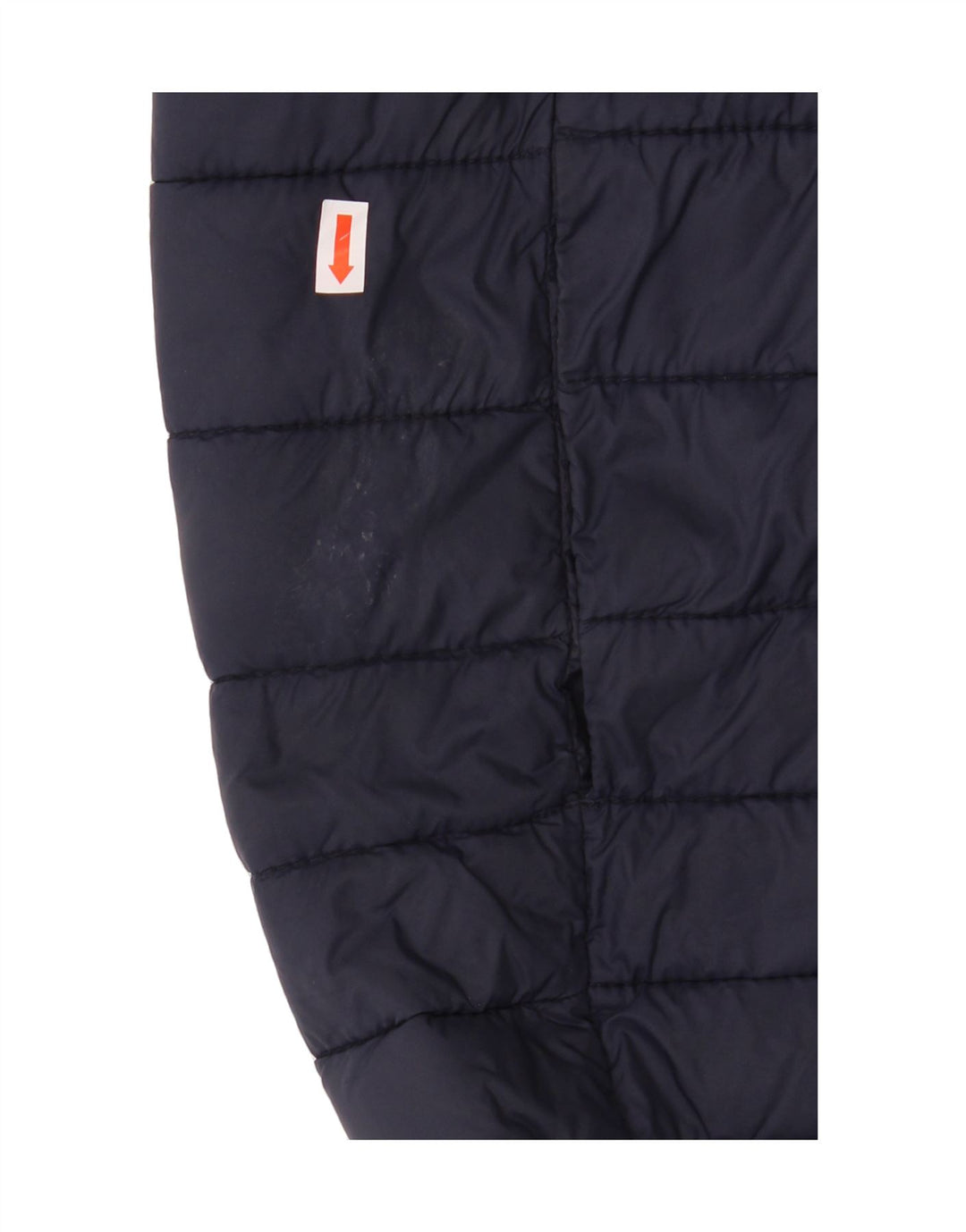 JACK & JONES Mens Hooded Padded Jacket UK 40 Large Navy Blue Polyester Vintage Jack & Jones and Second-Hand Jack & Jones from Messina Hembry 