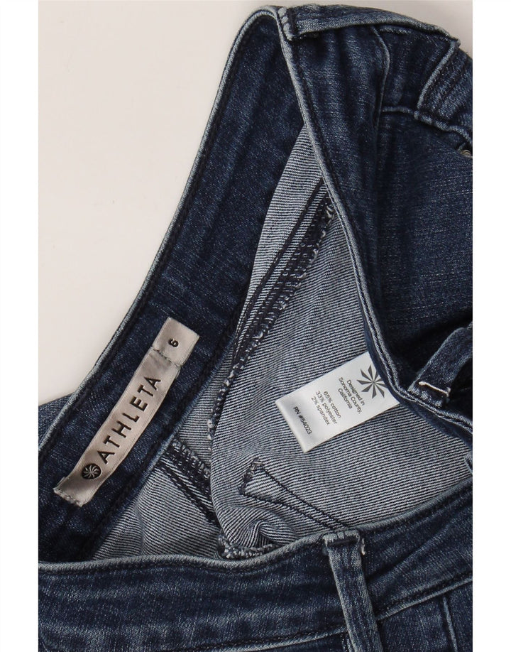 ATHLETA Womens Skinny Jeans US 6 Medium W30 L29 Blue Cotton