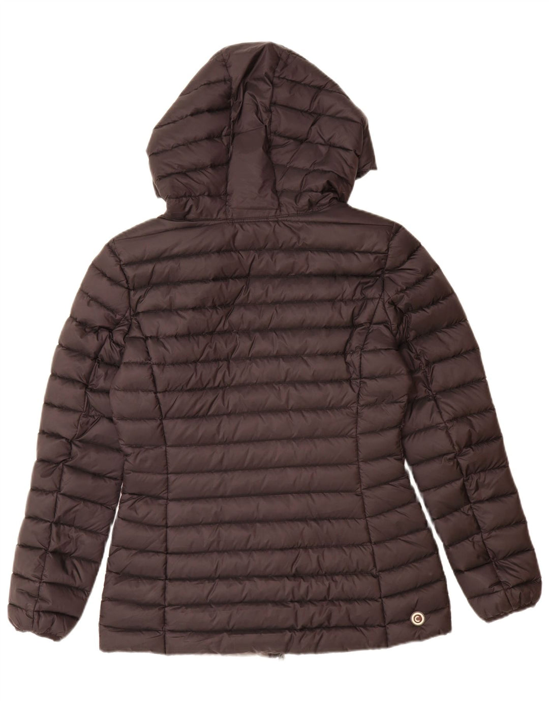 COLMAR Womens Hooded Padded Jacket IT 44 Medium Black Polyamide