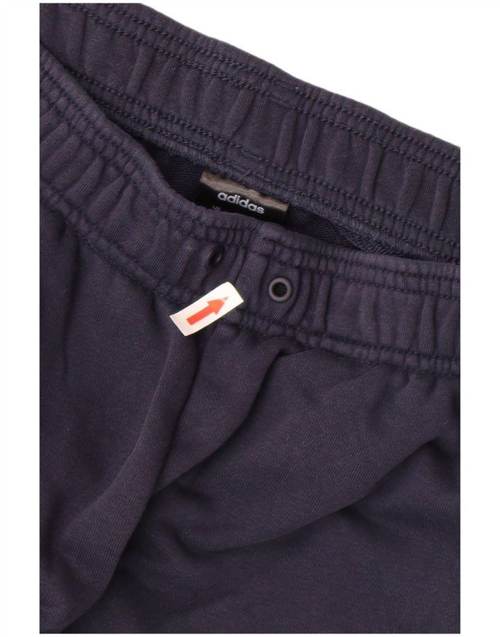 Adidas Mens Tracksuit Trousers Medium  Navy Blue Cotton