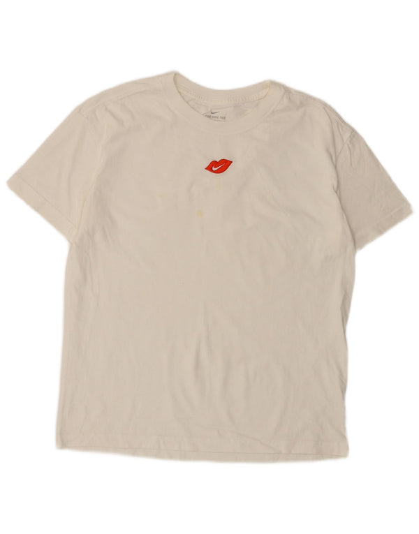NIKE Mens T-Shirt Top Small White