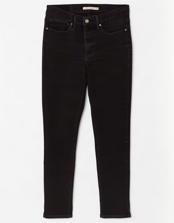 Levi's Womens Shaping Skinny Jeans W27 L25 Black Cotton