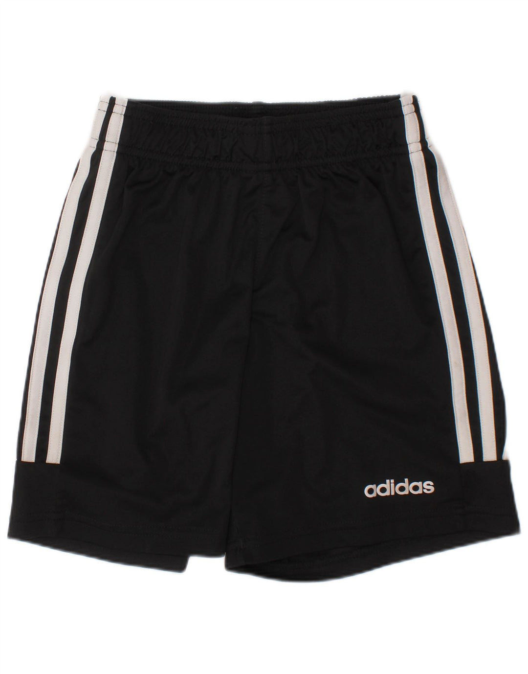 ADIDAS Boys Sport Shorts 9-10 Years  Black Polyester