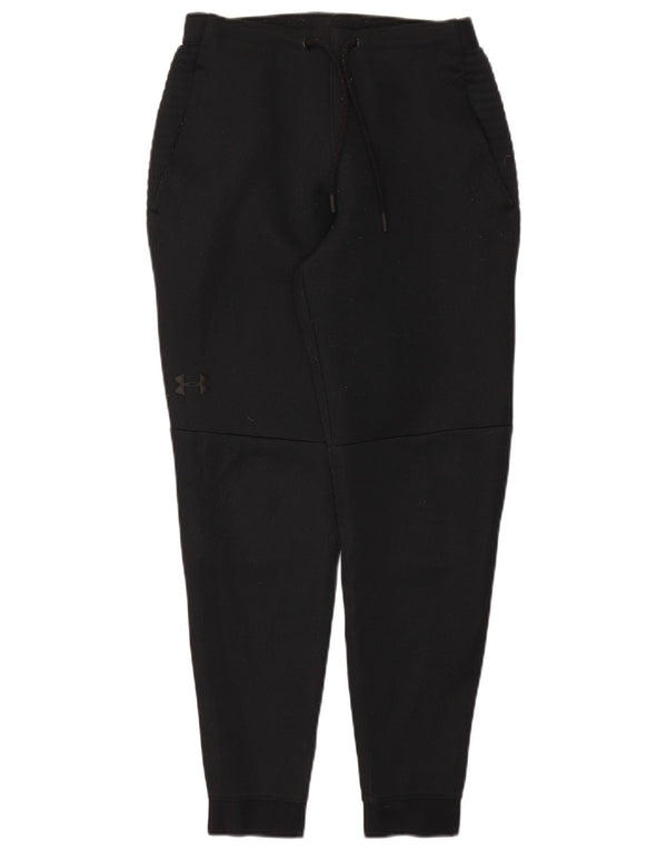 Under Armour Mens Tracksuit Trousers Joggers Medium Black Polyester