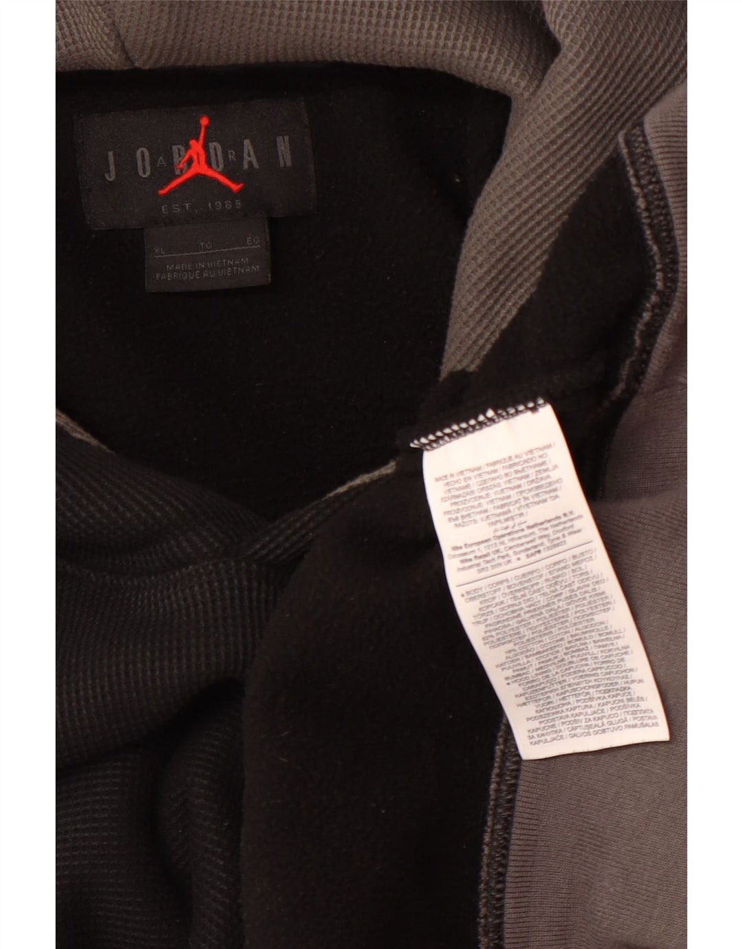 Jordan Mens Graphic Hoodie Jumper XL Black Polyester