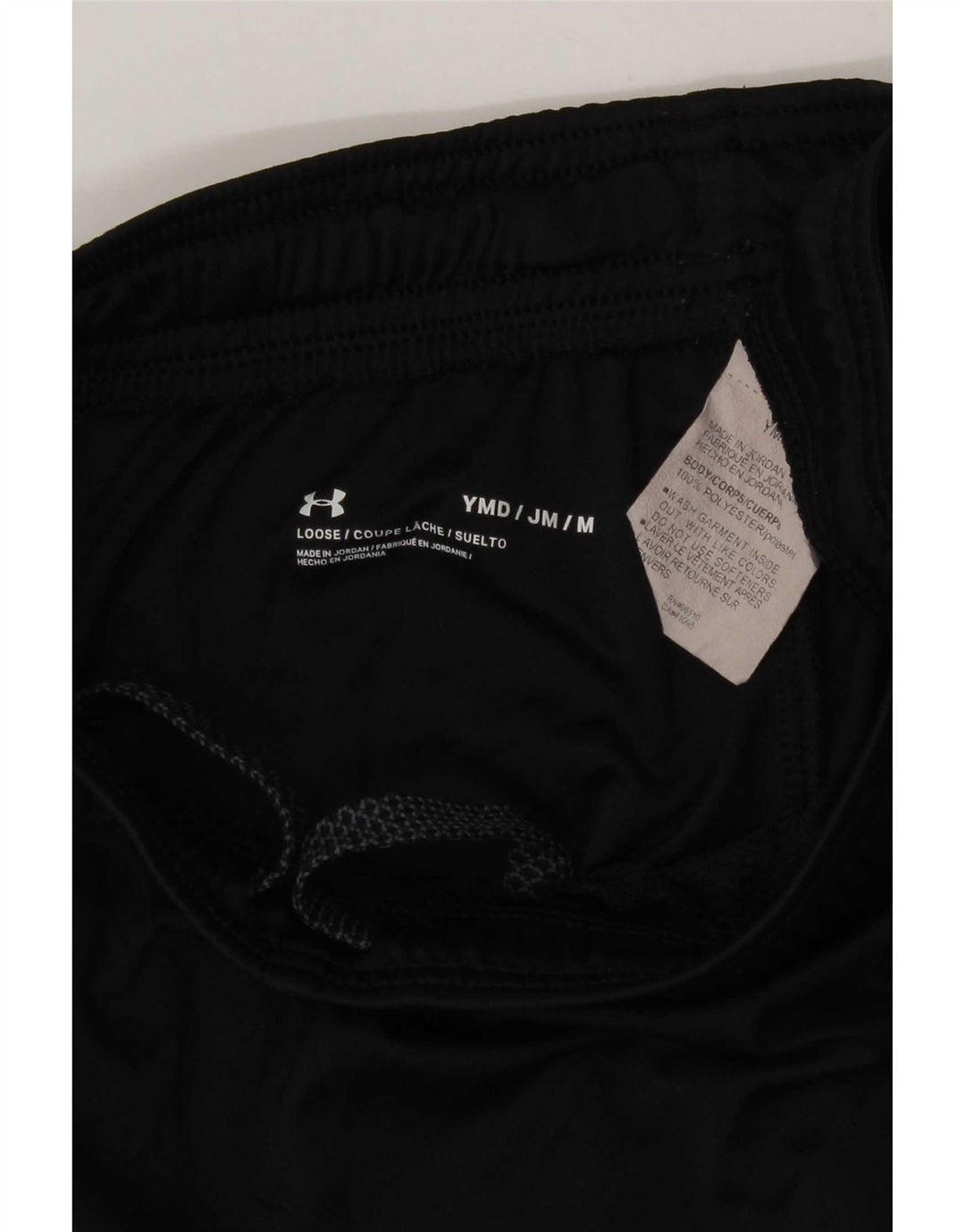 Under Armour Boys Graphic Sport Shorts 9-10 Years Medium Black Polyester