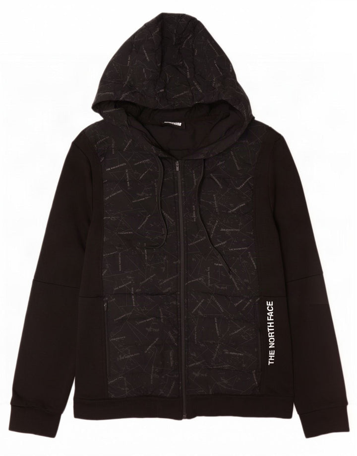 The North Face Mens Graphic Padded Tracksuit Top Jacket Large Black