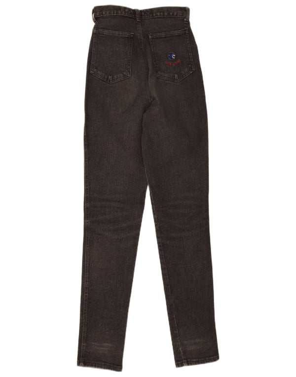 Krizia Womens Skinny Jeans W28 L30 Black Cotton