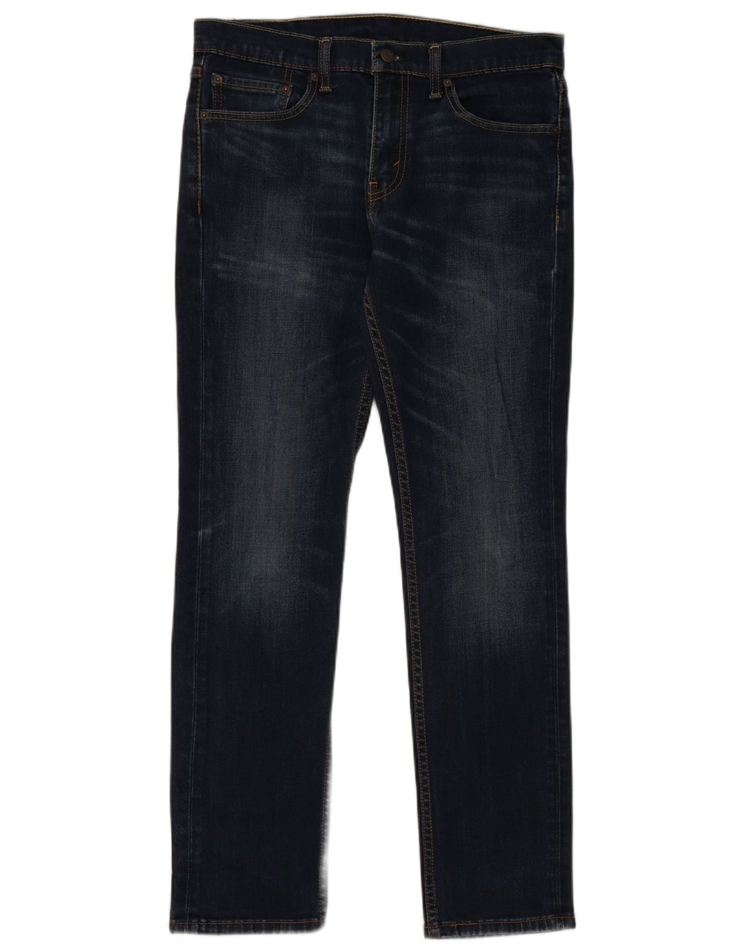 Levi's Mens 511 Slim Jeans W32 L32 Navy Blue Cotton