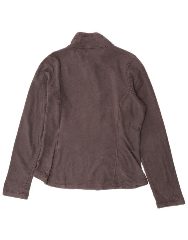 Helly Hansen Womens Fleece Jacket UK 12 Medium Grey Polyester