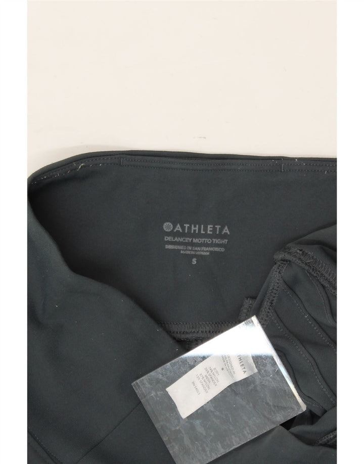 ATHLETA Womens Leggings UK 10 Small  Grey Nylon Vintage Athleta and Second-Hand Athleta from Messina Hembry 