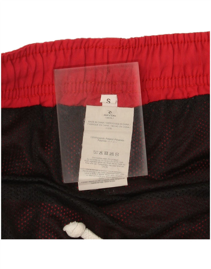 Rip Curl Mens Swimming Shorts Small Red Polyamide