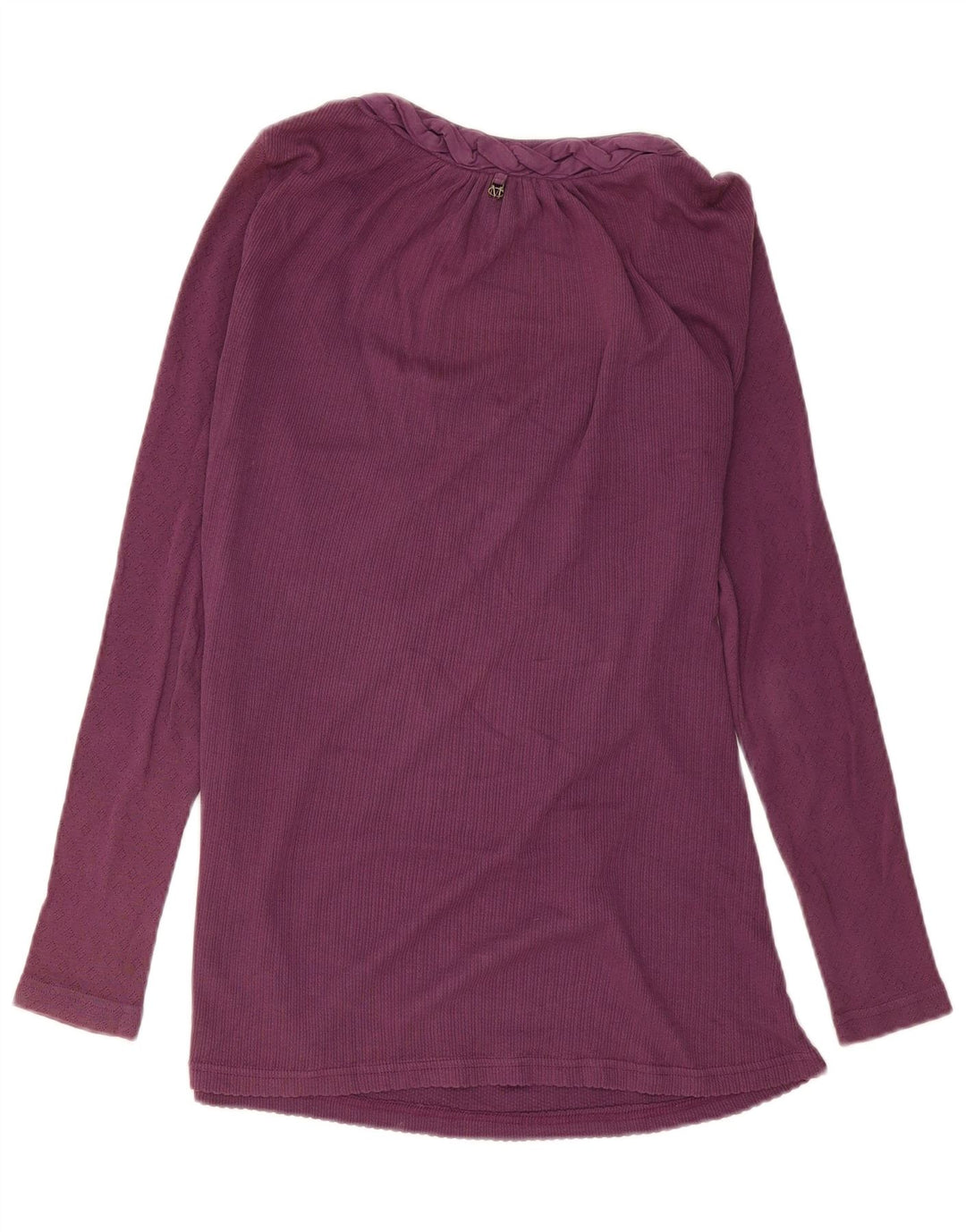Marlboro Classics Womens Top Long Sleeve UK 14 Large Purple
