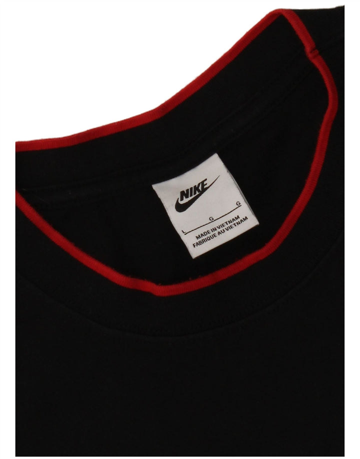 Nike Mens T-Shirt Top Large Black