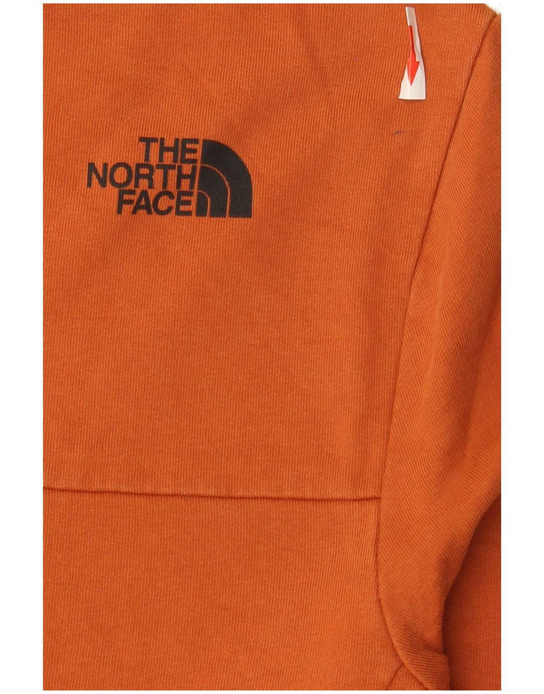 The North Face Mens Sweatshirt Jumper Medium Orange Cotton