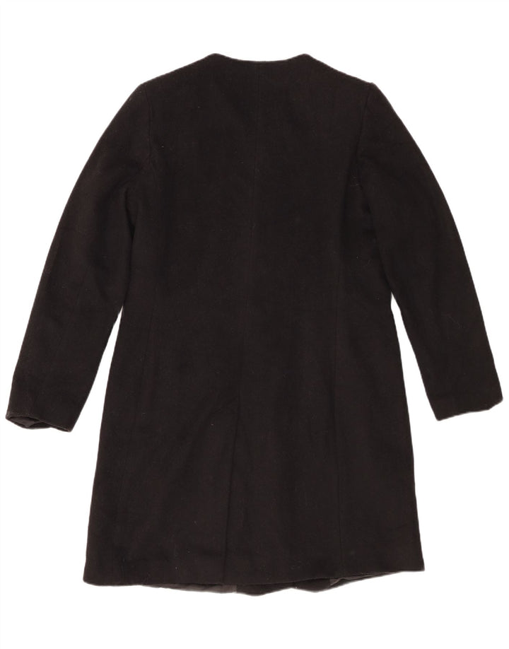 Ralph Lauren Womens Overcoat US 10 Large Black Wool