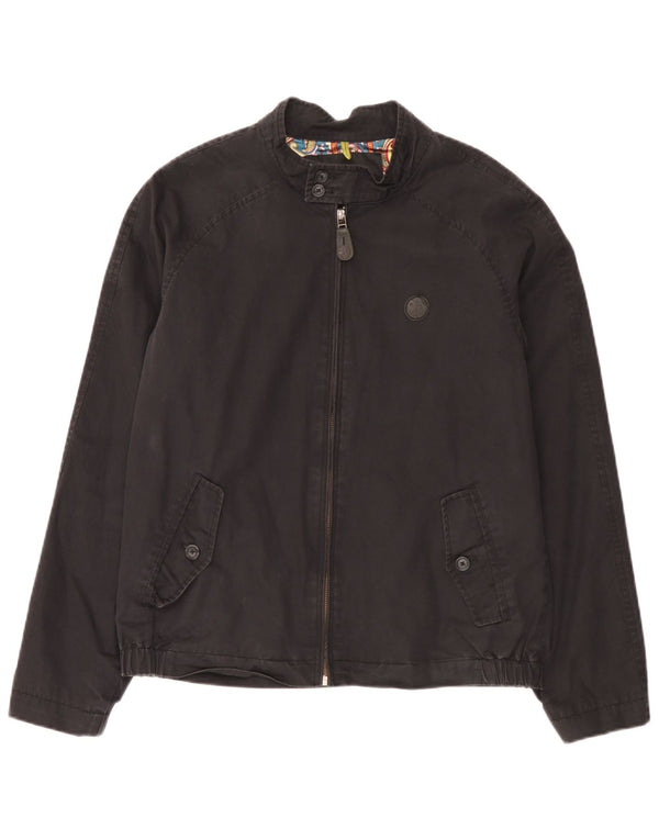 Pretty Green Mens Bomber Jacket UK 38 Medium Black
