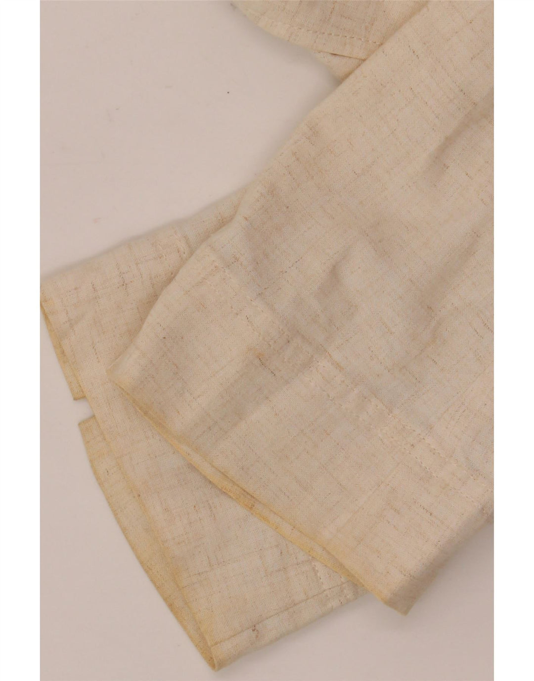 Marks & Spencer Womens 4 Button Blazer Jacket UK 16 Large Beige Viscose