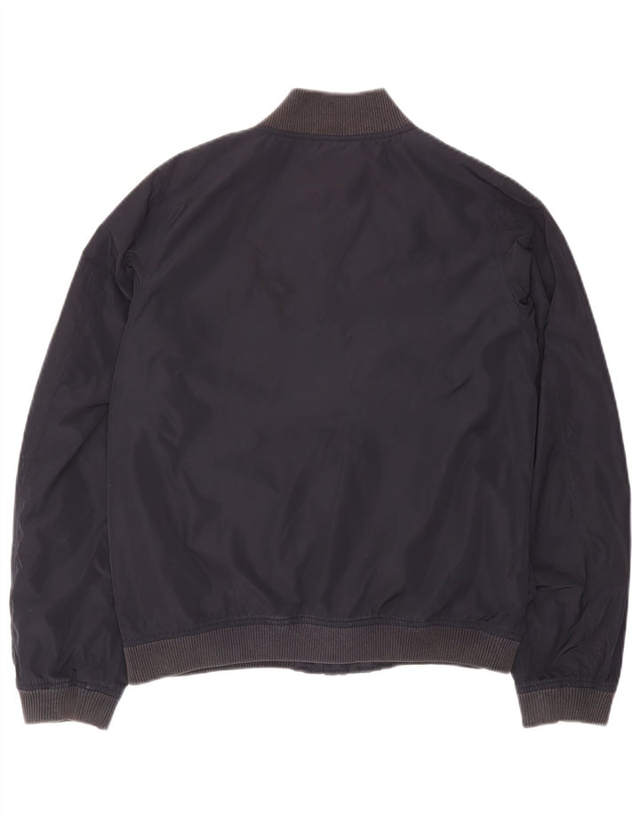 ARMANI JUNIOR Boys Bomber Jacket 15-16 Years Navy Blue Polyester