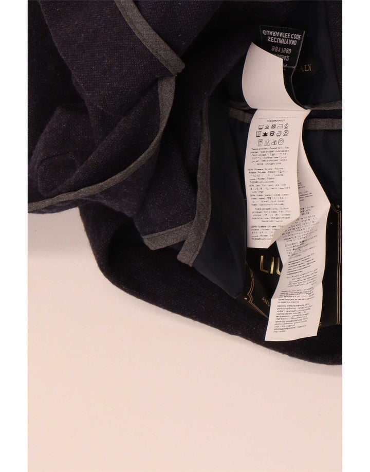 Liu Jo Mens 2 Button Blazer Jacket IT 50 Large Navy Blue Polyester