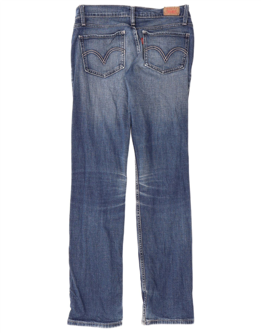 LEVI'S Womens 524 Super Low Slim Jeans US 5 Medium W27 L30 Blue Cotton