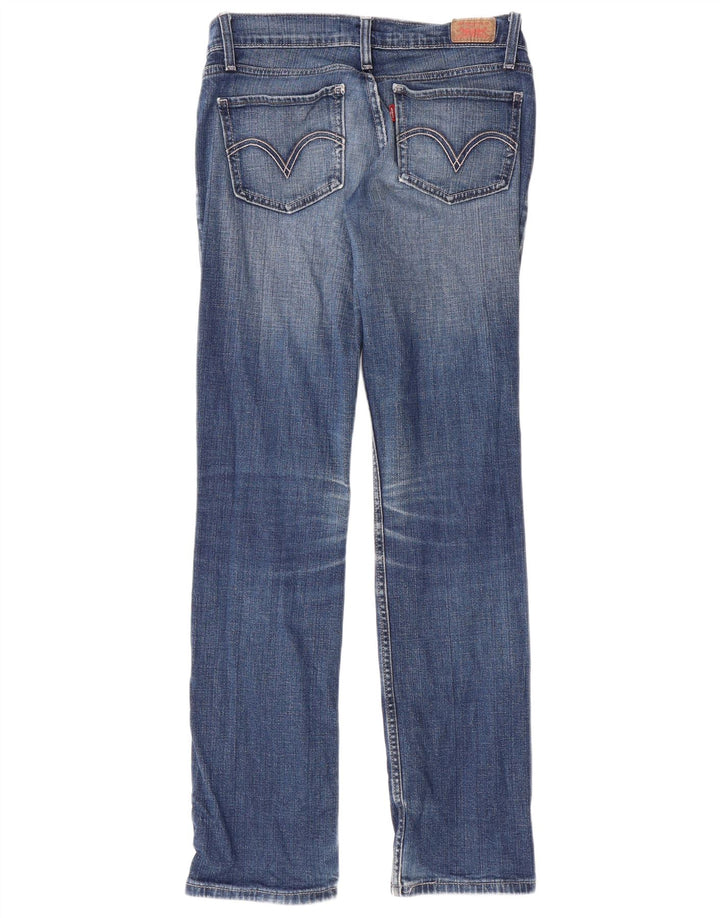 LEVI'S Womens 524 Super Low Slim Jeans US 5 Medium W27 L30 Blue Cotton