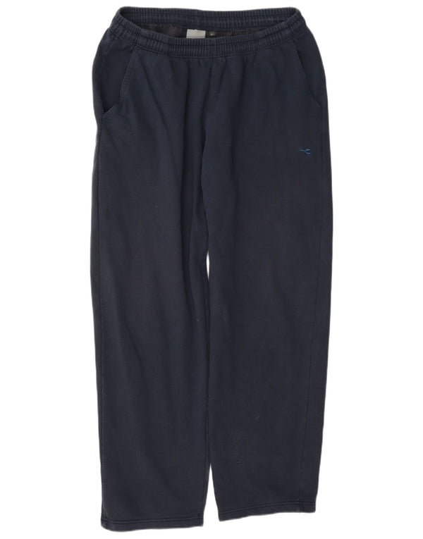 Diadora Mens Tracksuit Trousers Large Navy Blue Cotton
