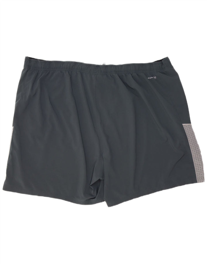 Russell Athletic Mens Dri-Power Sport Shorts 3XL  Grey Polyester