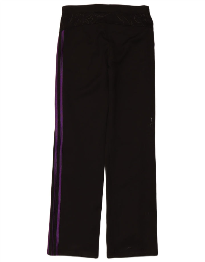 Adidas Womens Graphic Leggings UK 14 Large Black Polyester