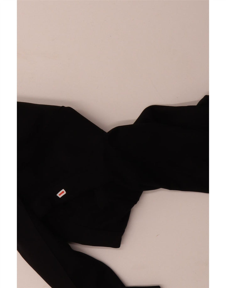MASSIMO DUTTI Womens Slim Cropped Trousers EU 40 Medium W30 L26 Black