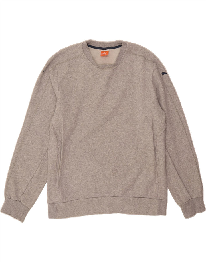 PUMA Mens Sweatshirt Jumper 2XL Grey Cotton Vintage Puma and Second-Hand Puma from Messina Hembry 