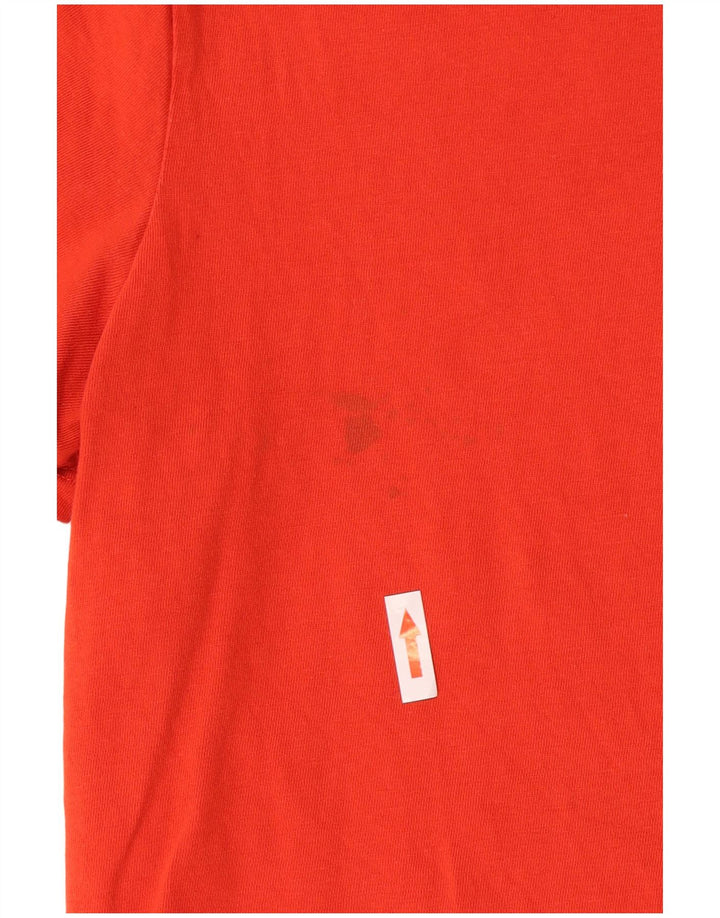 Levi's Womens T-Shirt Top UK 12 Medium Red Cotton
