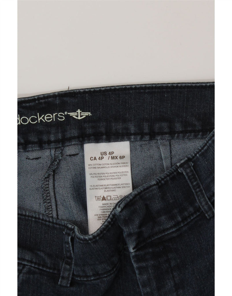DOCKERS Womens Capri Jeans US 4 Small W28 L18 Navy Blue Cotton Vintage Dockers and Second-Hand Dockers from Messina Hembry 